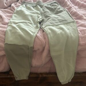 Rue21 Sage Green Fleece Jogger Pants